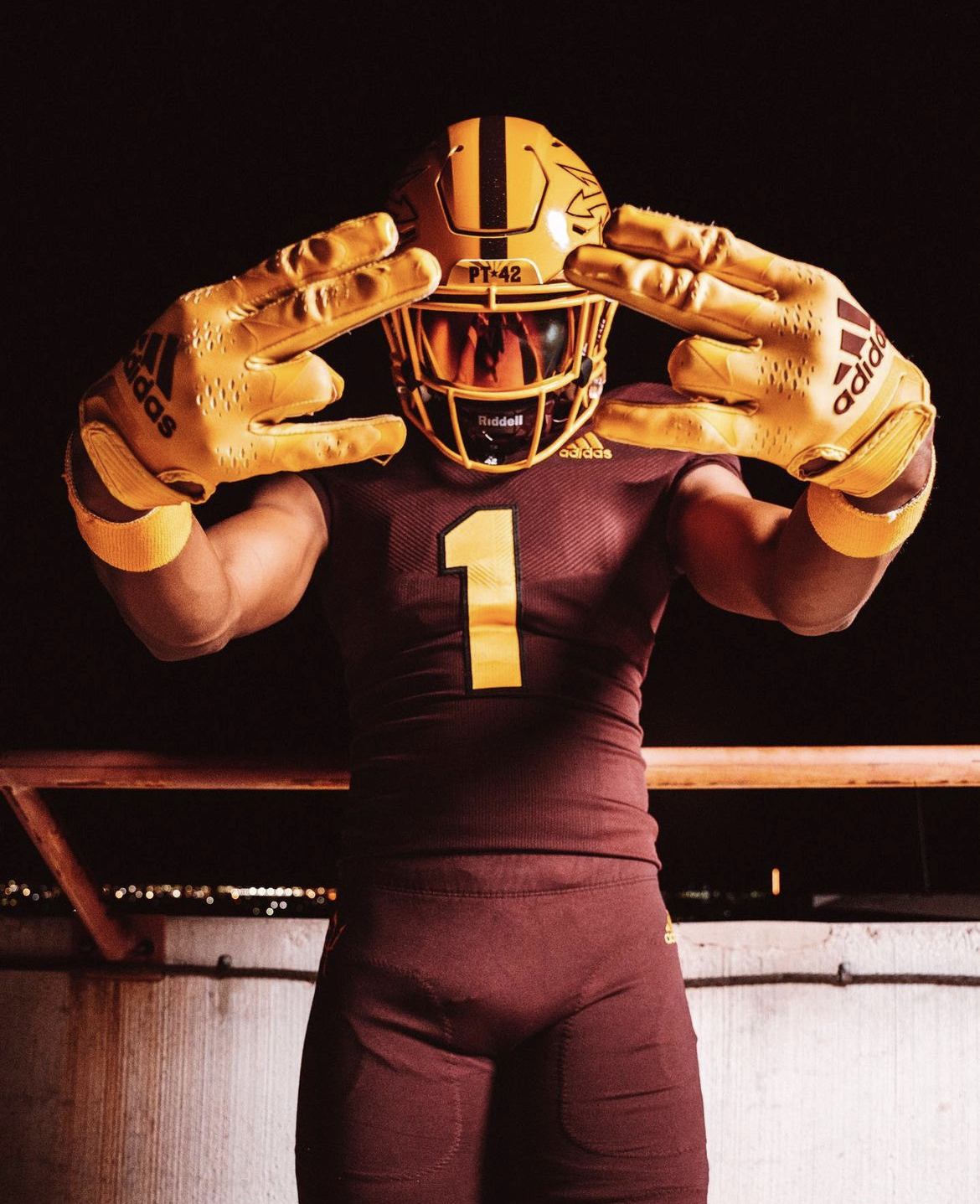 Martell Hughes on his Arizona State visit.