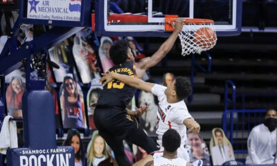 Josh Christopher dunks on defender.