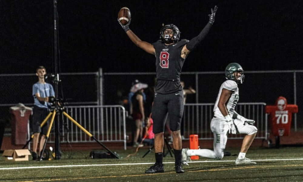 Arizona State football commit Jayden Fortier in high school.