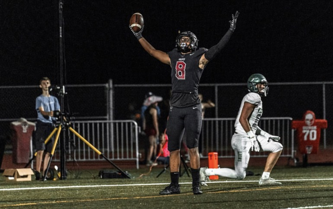 Arizona State football commit Jayden Fortier in high school.