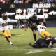 Arizona State defender makes a tackle against Colorado.