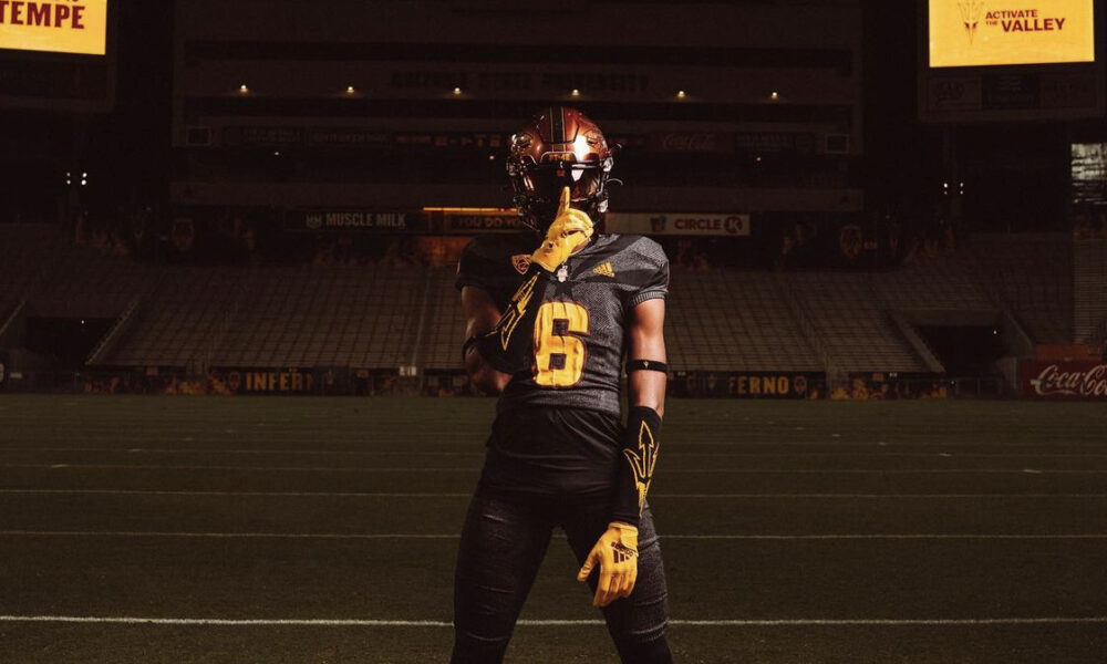 Chris Johnson Jr. on recruiting visit at Arizona State football.