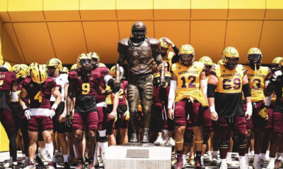 Arizona State football before the Spring Game.