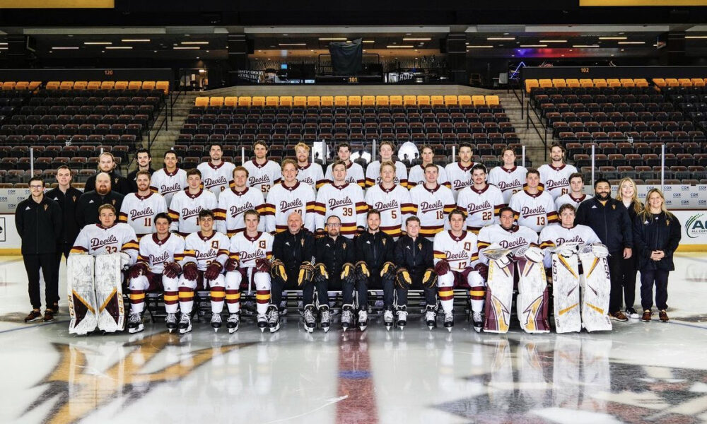 Arizona State hockey 2022-2023 team photo.