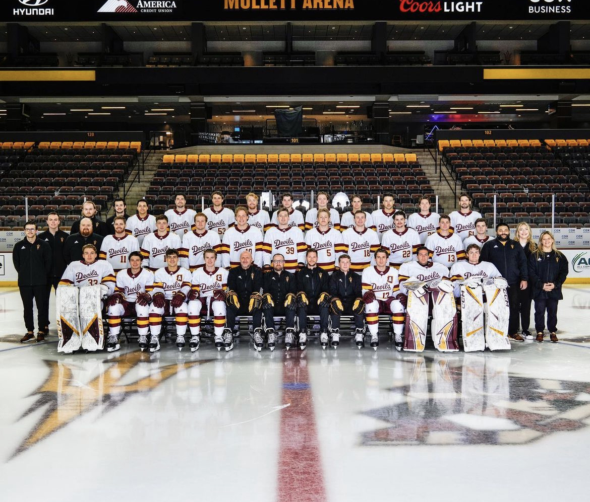 Arizona State hockey 2022-2023 team photo.