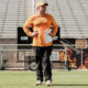 Arizona State football head coach Kenny Dillingham during a fall practice. Coach of the quarterbacks.