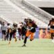 Kaleb Black catches a ball for Arizona State football.