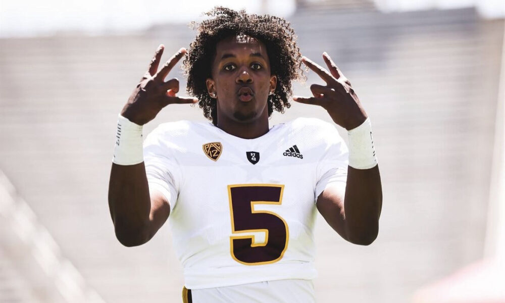 Jaden Rashada, new starting QB for Arizona State football.