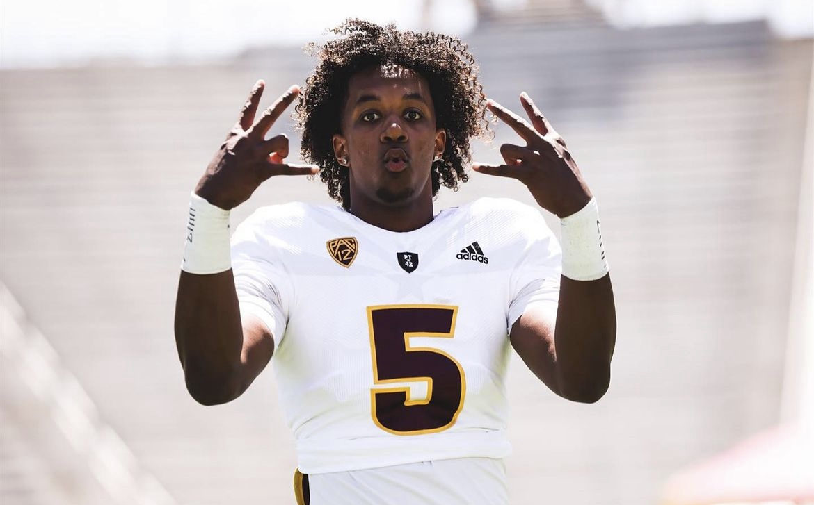 Jaden Rashada, new starting QB for Arizona State football.