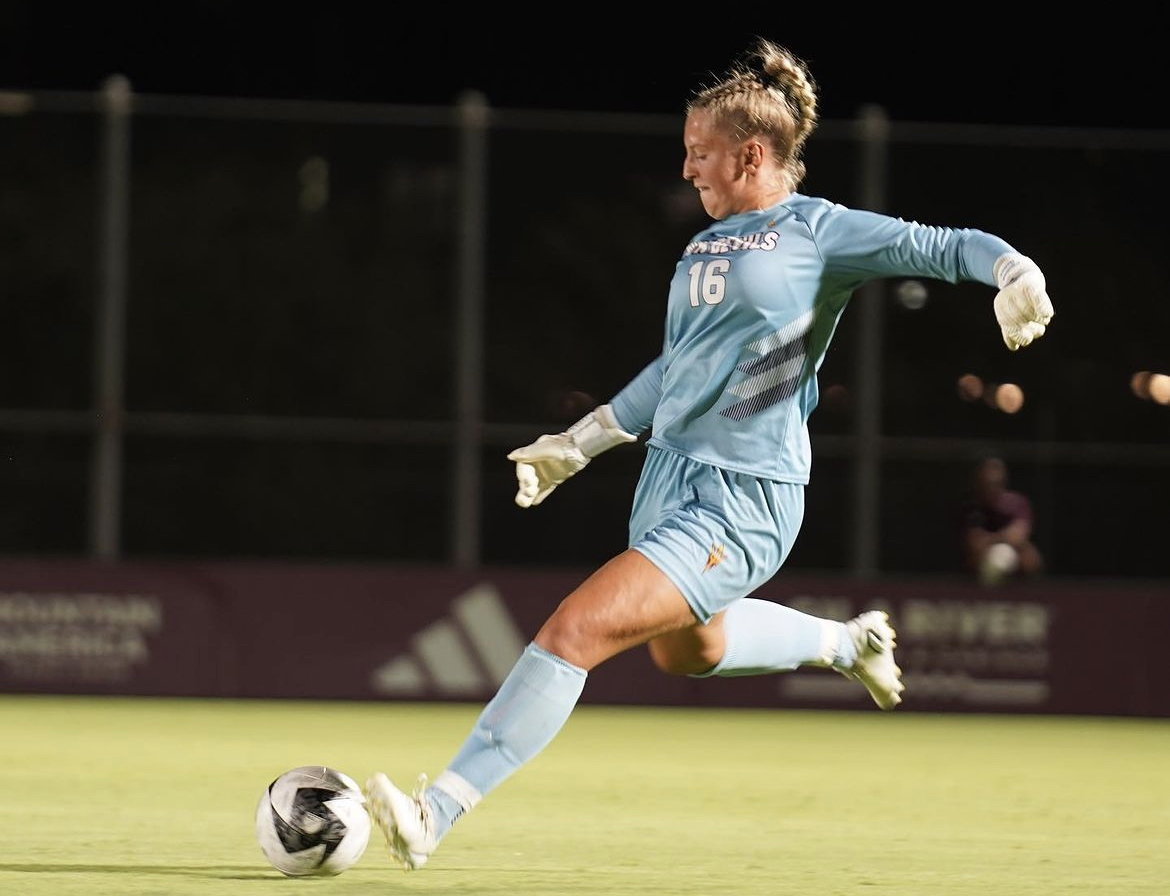 Pauline Nelles of Arizona State soccer. ASU has cracked national rankings.