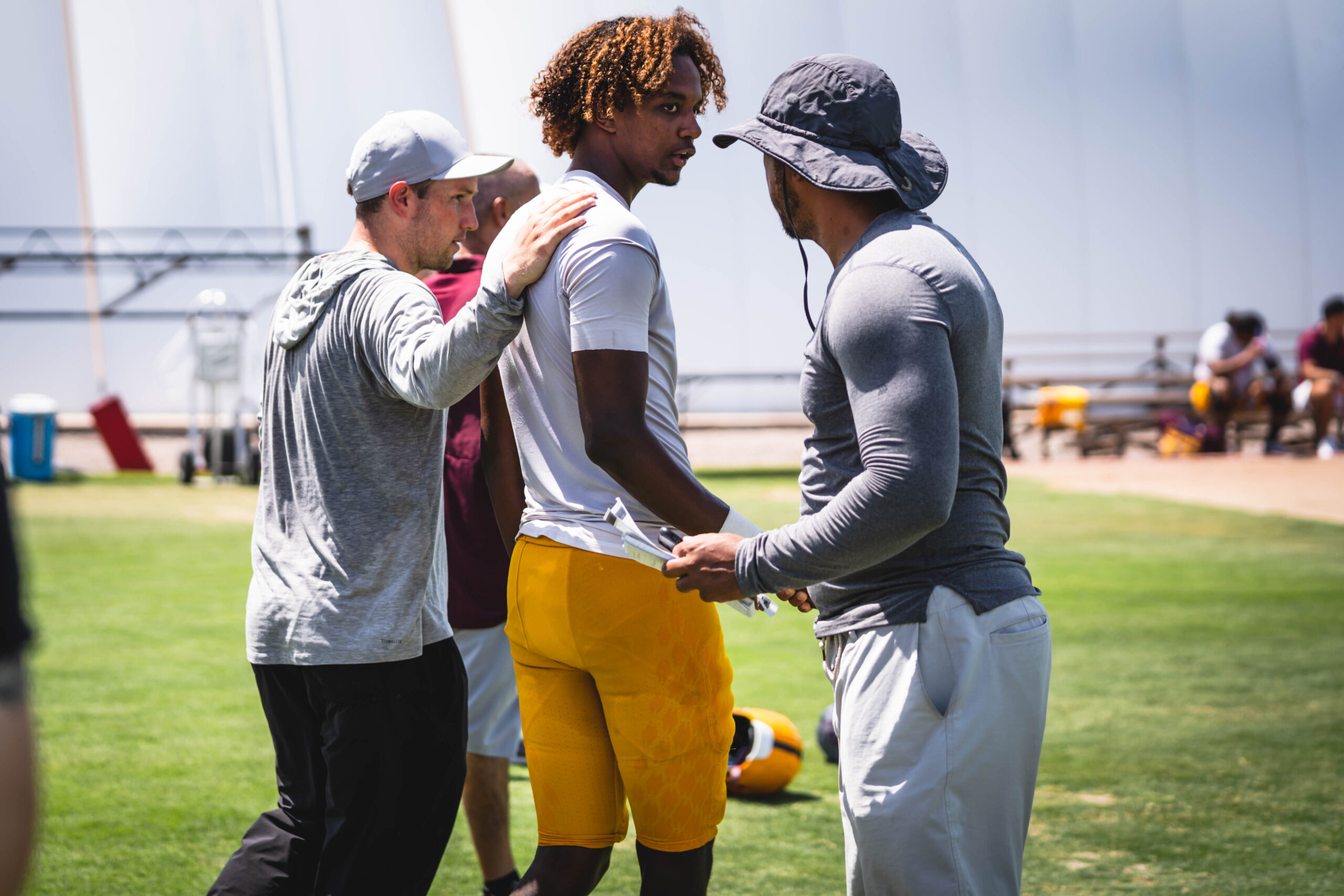 Jaden Rashada and Kenny Dillingham of Arizona State football.