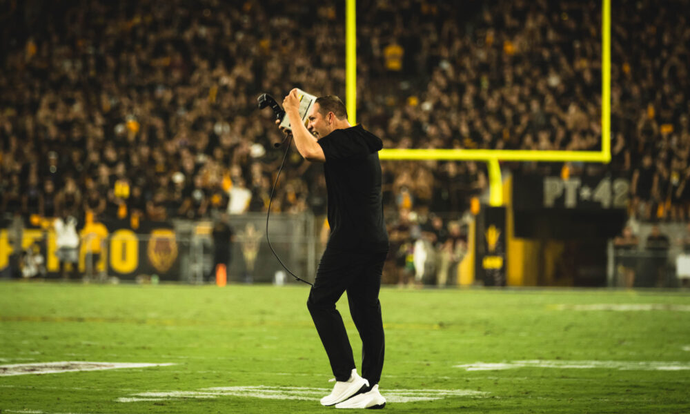 Sun Devil head coach Kenny Dillingham during the Oklahoma State game.