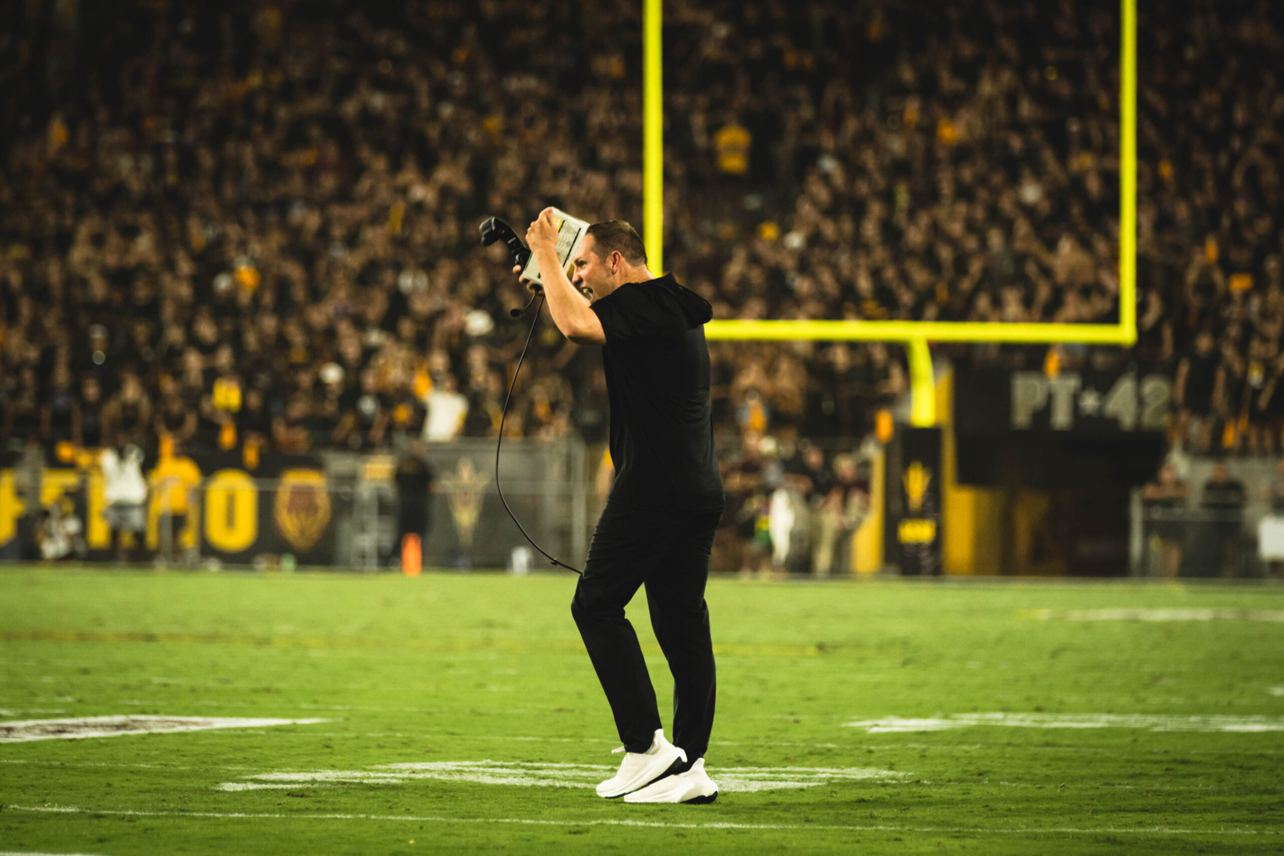 Sun Devil head coach Kenny Dillingham during the Oklahoma State game.