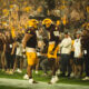 Arizona State players celebrate a touchdown against Southern Utah.