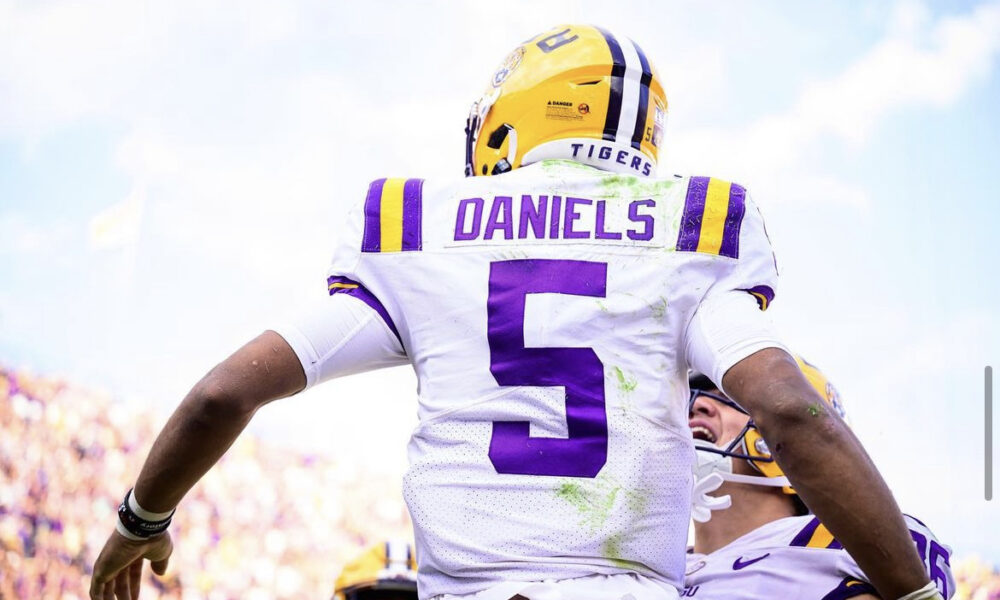 Jayden Daniels will open up his season in prime time.