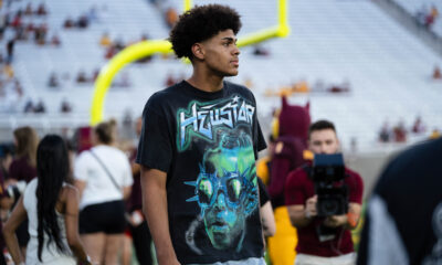 Five-star Koa Peat on the sidelines for ASU's football game