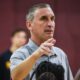 Arizona State coach Bobby Hurley during the first practice of the season.