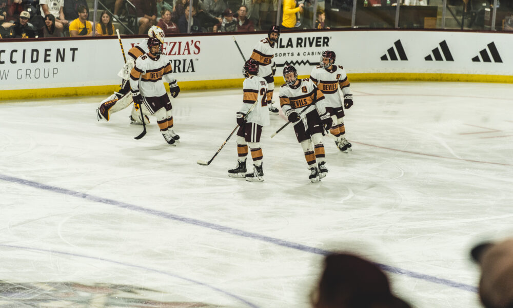 Arizona State hockey against Arizona.