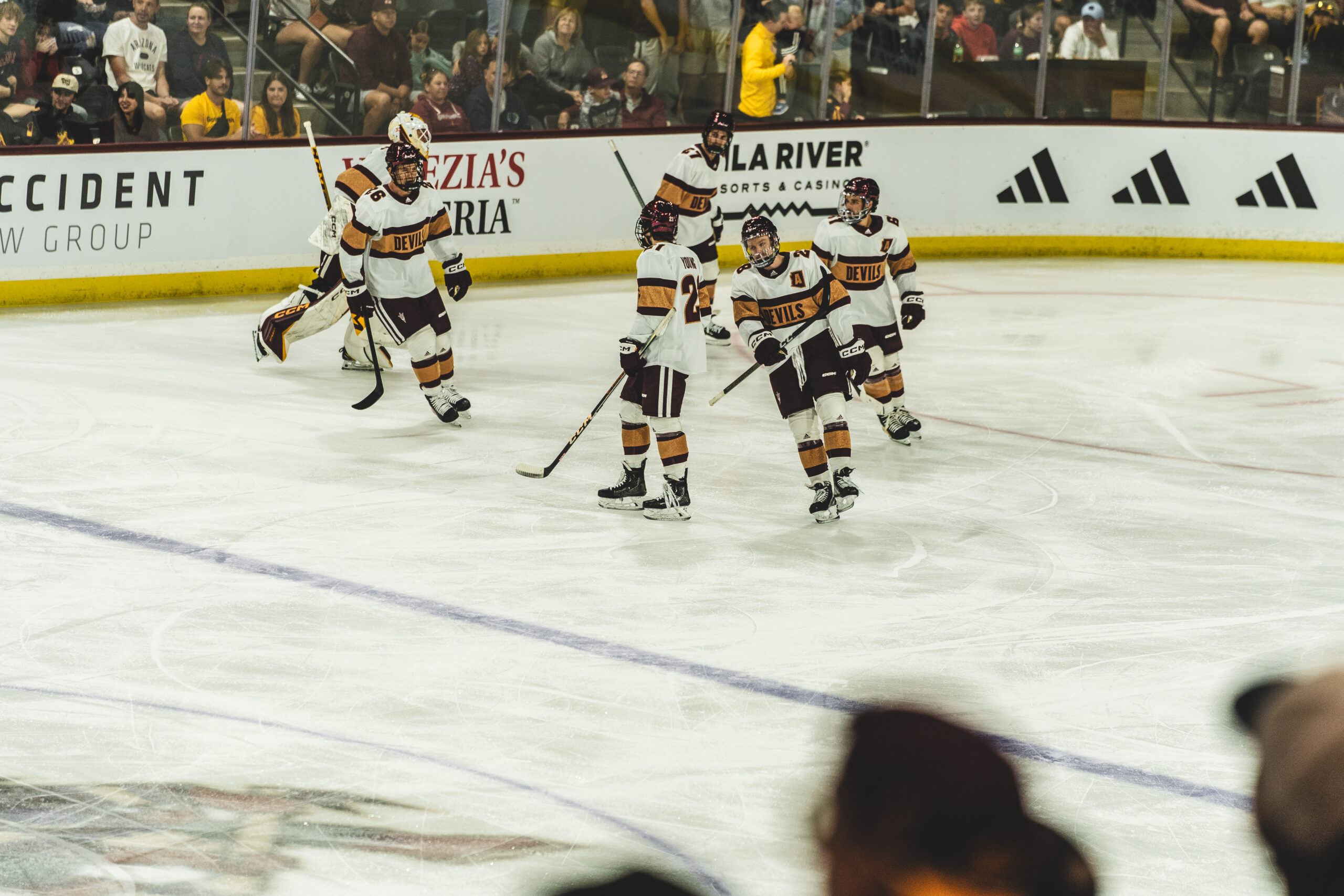 Arizona State hockey against Arizona.