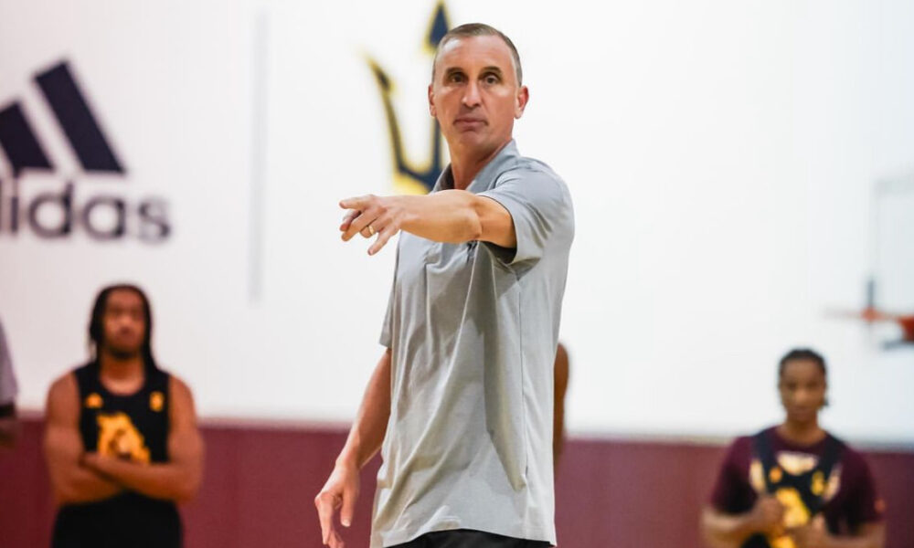 Arizona State basketball head coach Bobby Hurley.