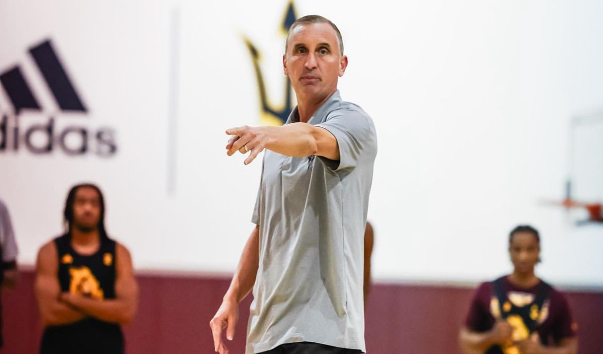 Arizona State basketball head coach Bobby Hurley.