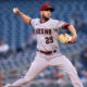 Former Sun Devil Merrill Kelly pitches for the Diamondbacks.