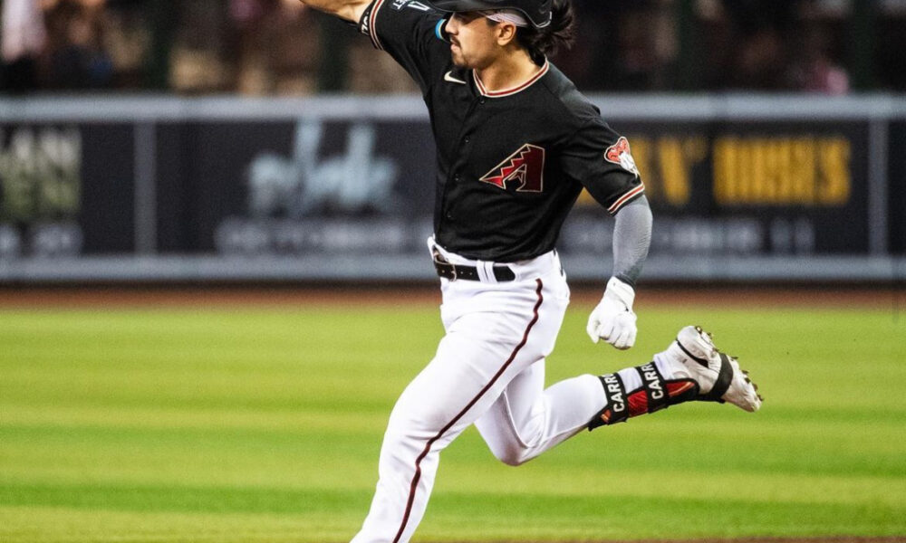 Corbin Carroll is a star for the Arizona Diamondbacks, and an ASU student.