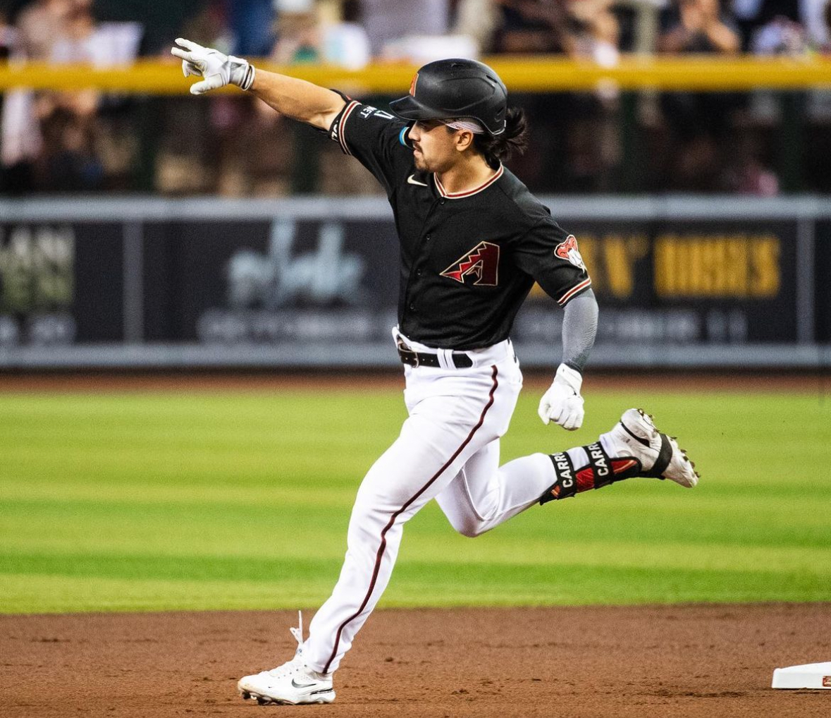 Corbin Carroll is a star for the Arizona Diamondbacks, and an ASU student.