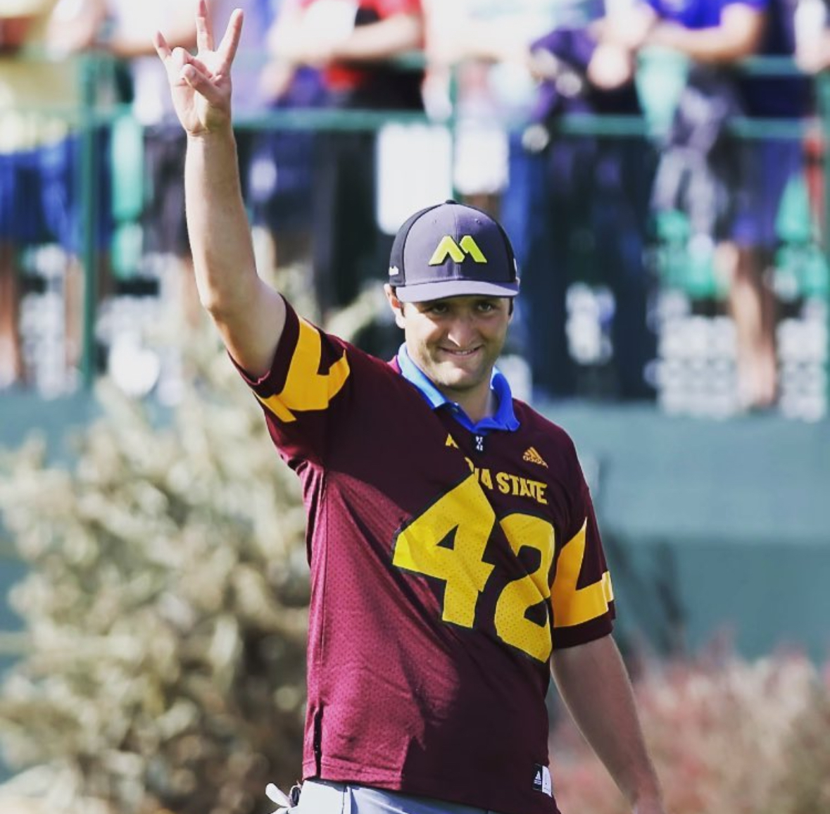 Jon Rahm will be throwing out the first pitch in Game 4 of the World Series.