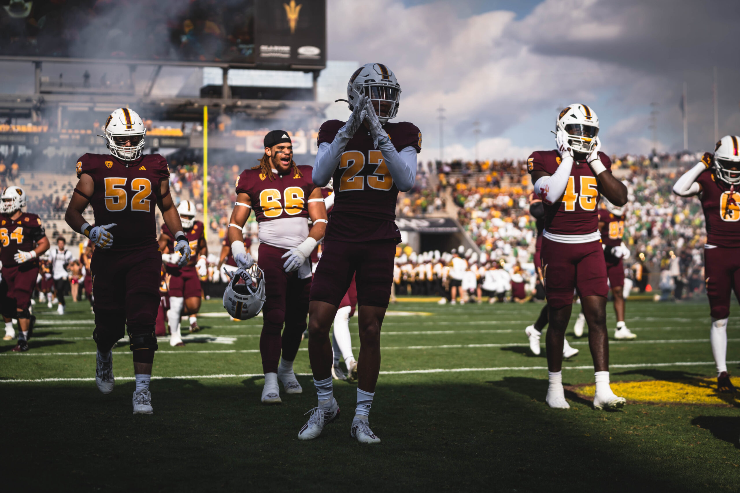 ASU football before Oregon.