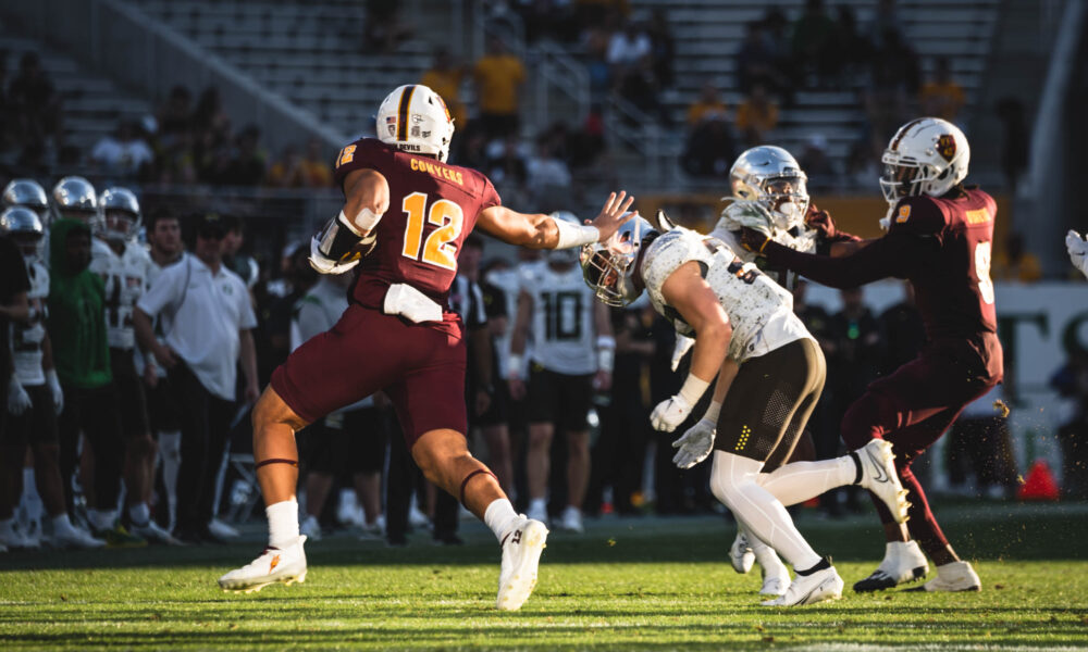 Arizona State football faces off against Arizona.