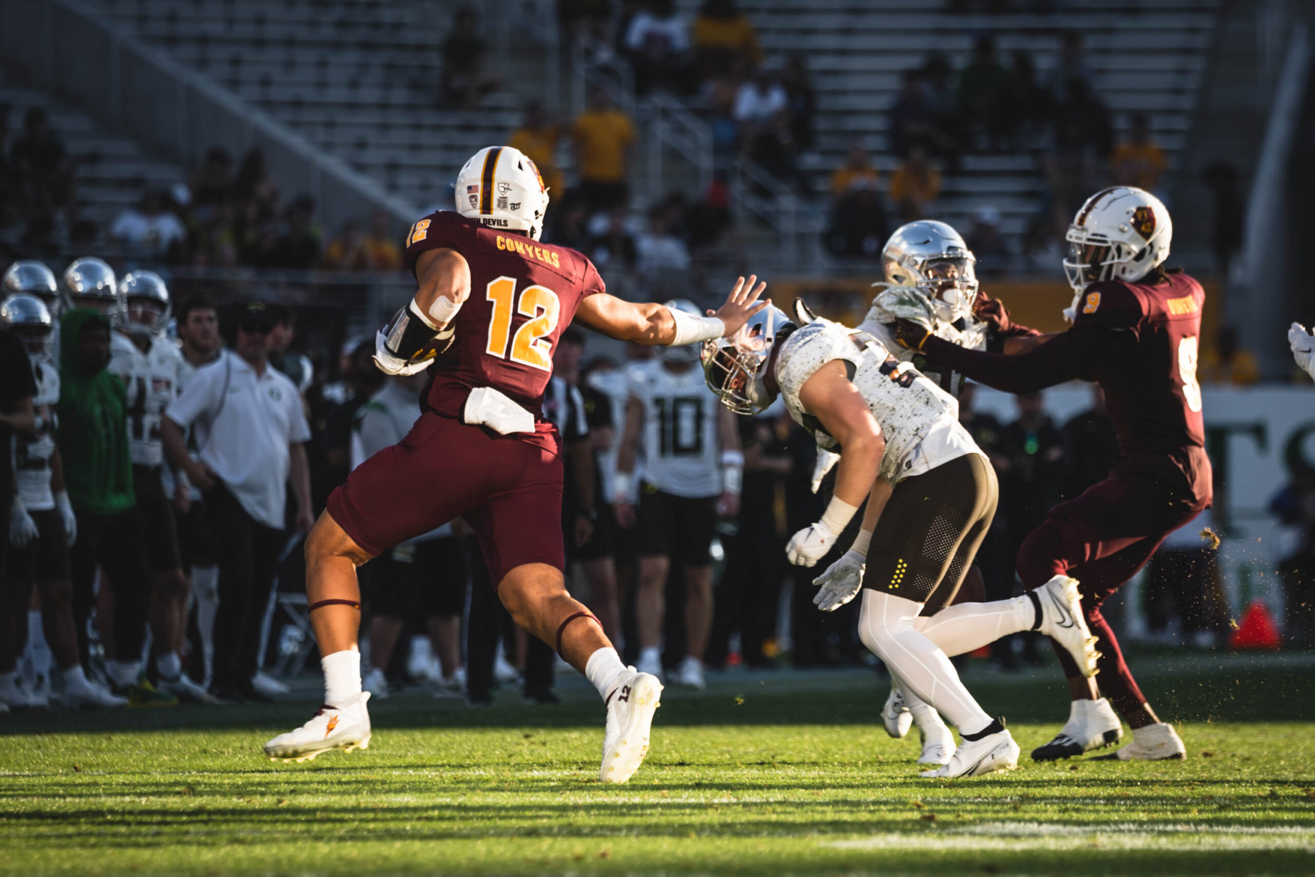 Arizona State football faces off against Arizona.