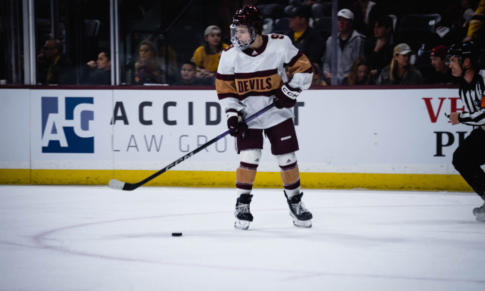 ASU hockey split their series against Providence.