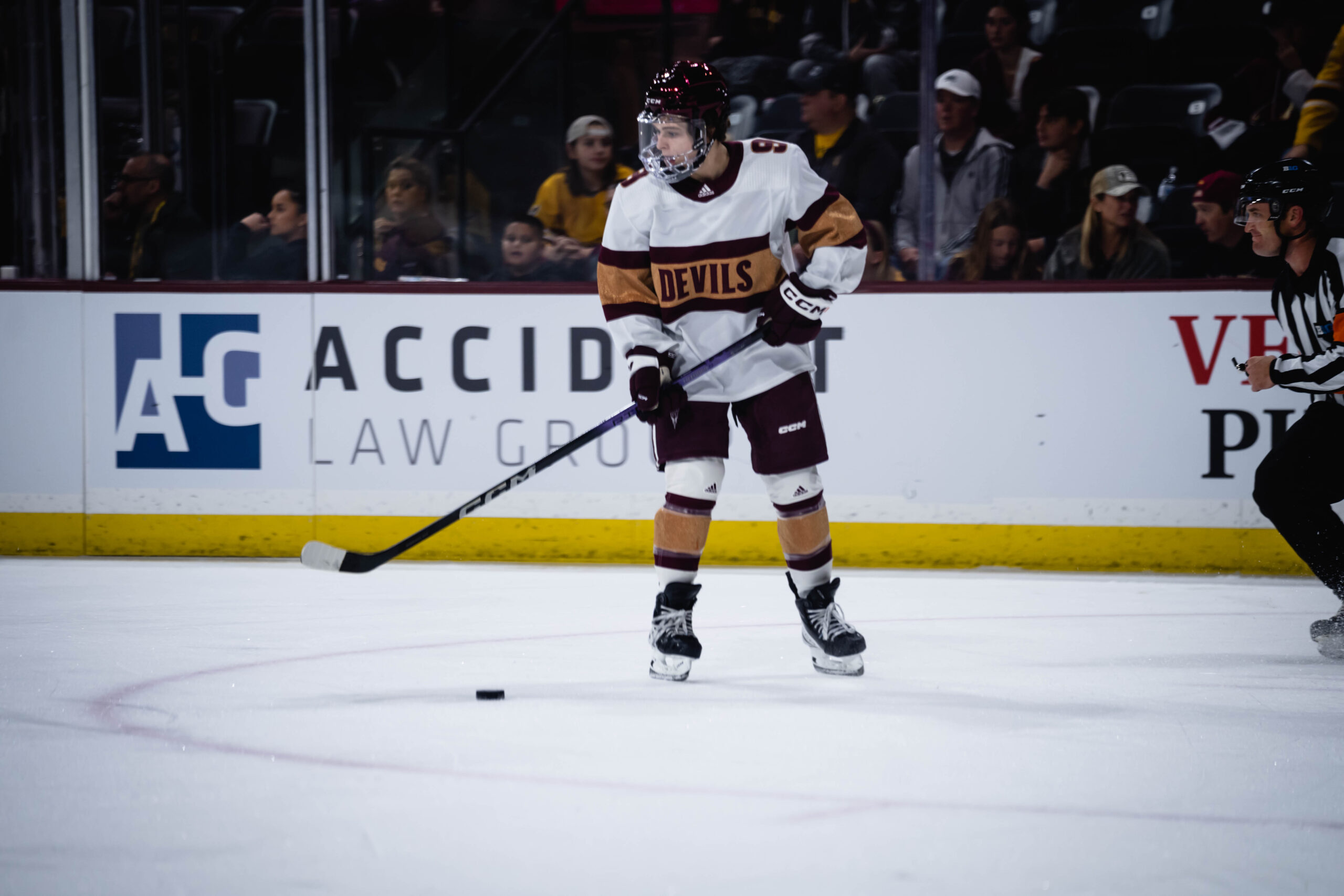 ASU hockey split their series against Providence.