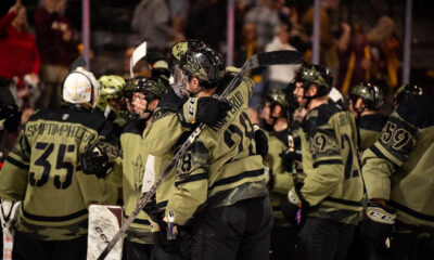 Arizona State hockey against Stonehill.