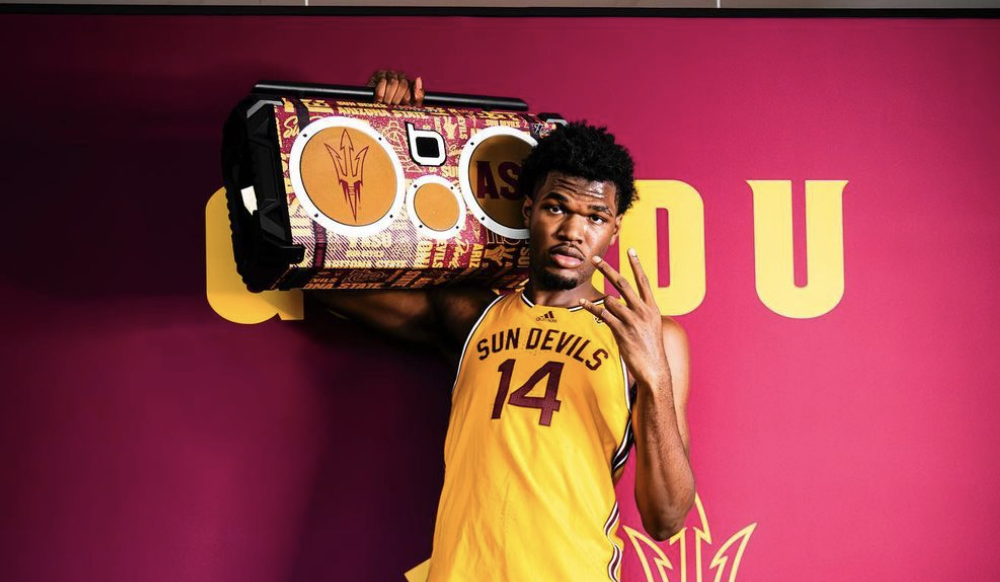 Sammie Yeanay on his Arizona State basketball visit.