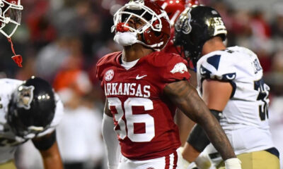 Former Arkansas linebacker Jordan Crook pledged to the Sun Devils.