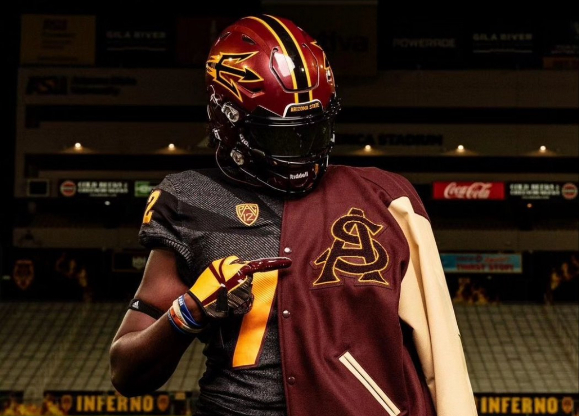 Champ Westbrooks on his official visit to ASU.