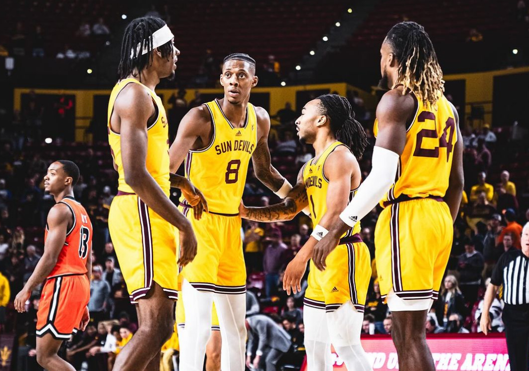 Arizona State basketball against Sam Houston State.