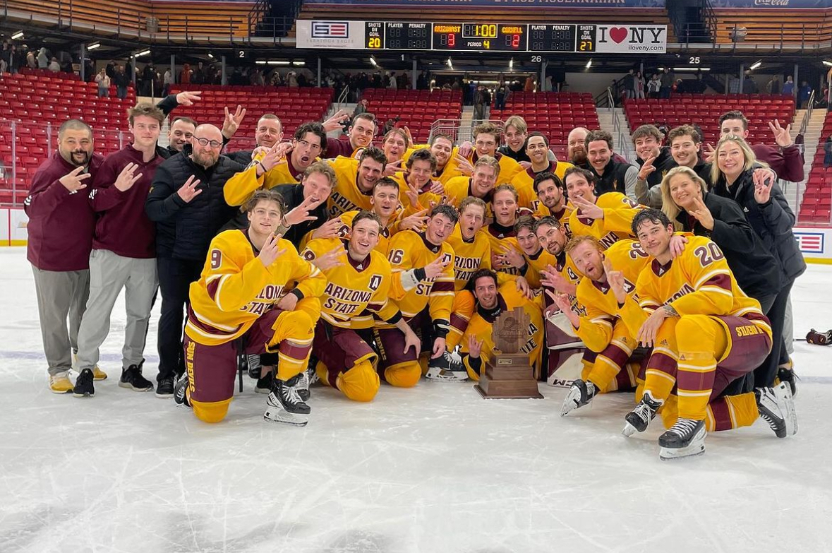 Arizona State hockey won the Adirondack Winter Invitational.