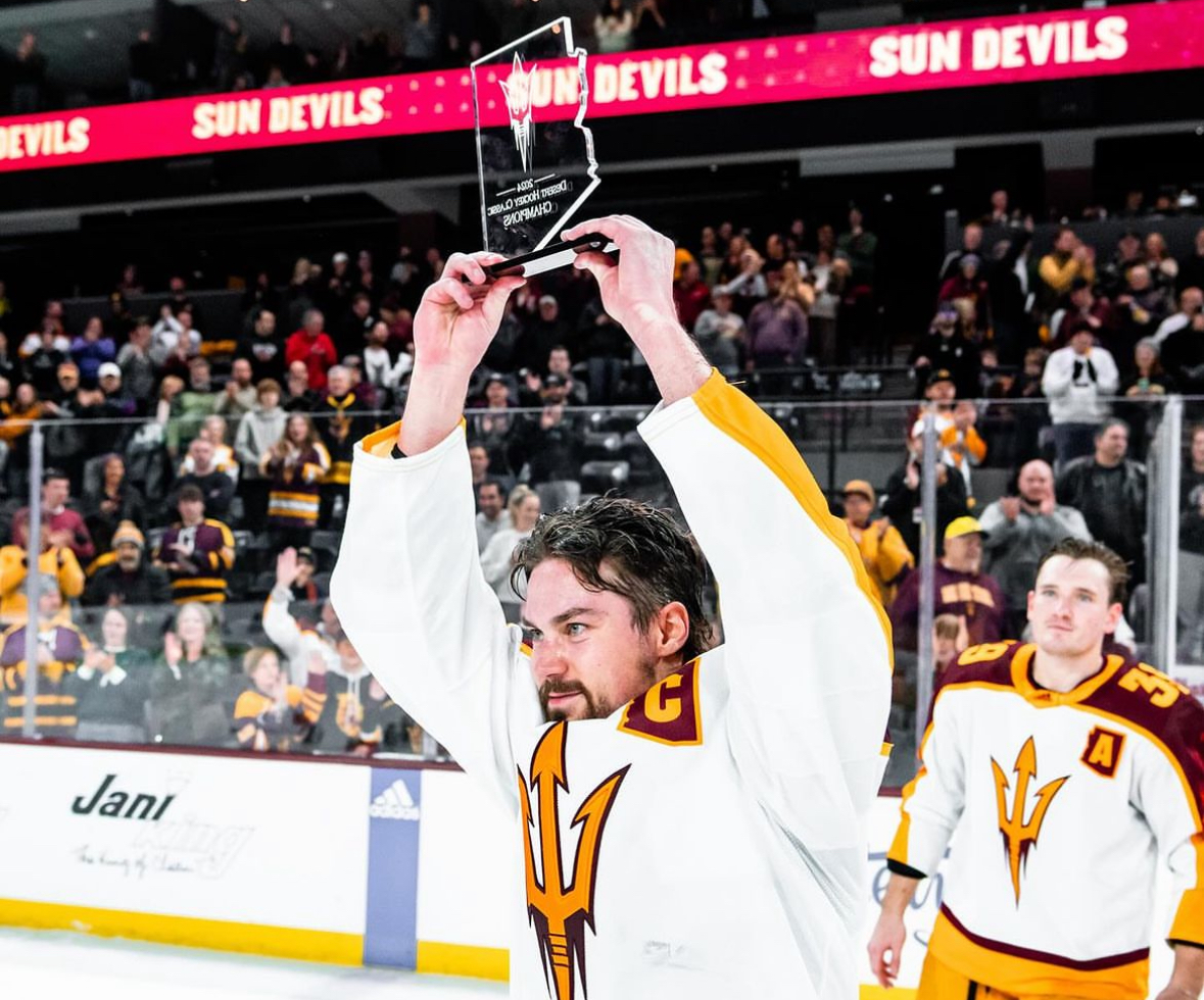 Sun Devil hockey added another trophy.