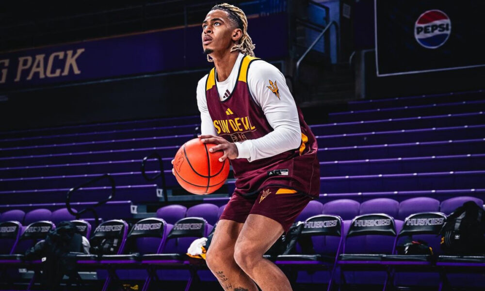 Arizona State basketball travels to Seattle to take on Washington.