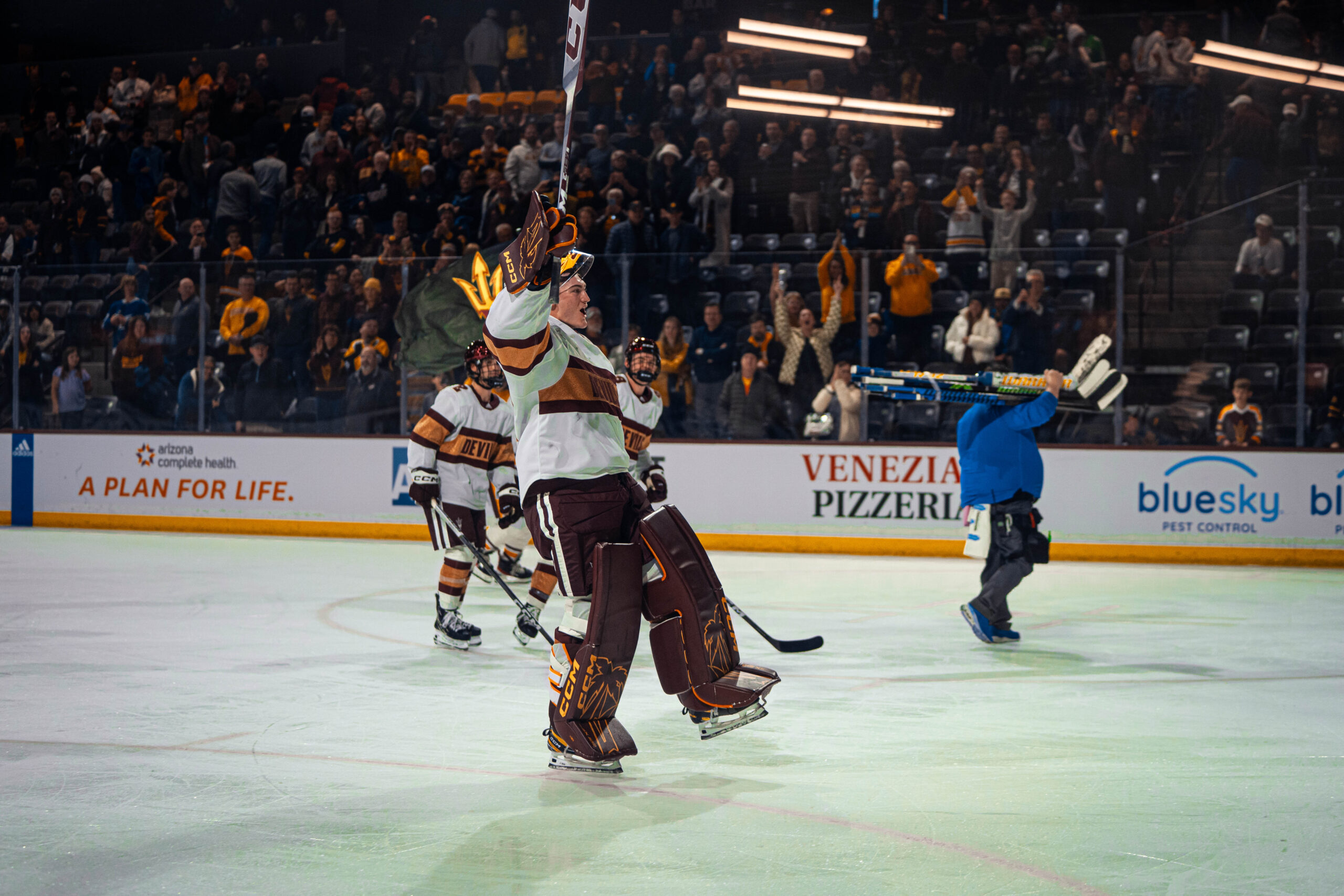 ASU men's hockey shut out Alaska Fairbanks.