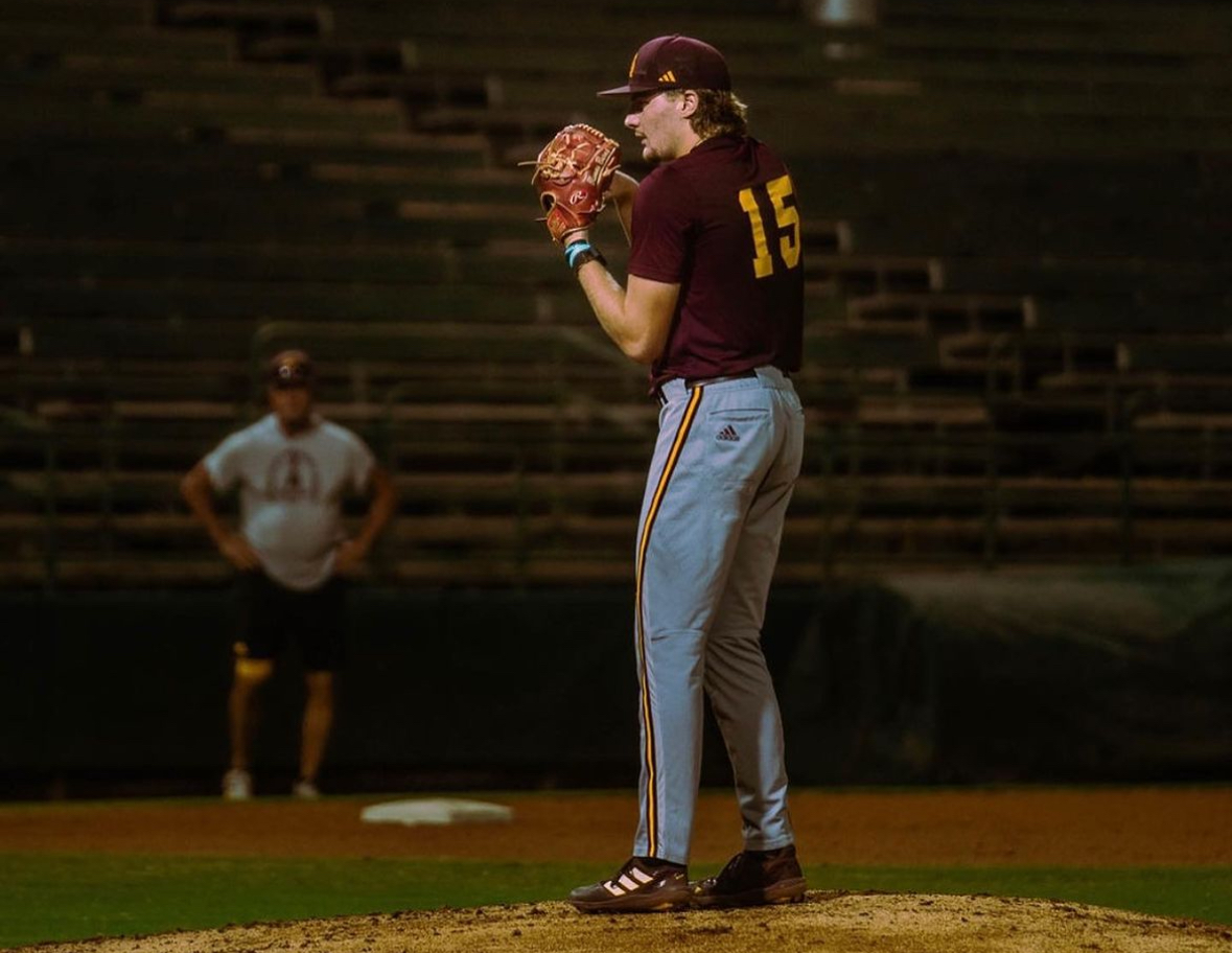 Arizona State baseball is trusting Thomas Burns as their opening day starter.