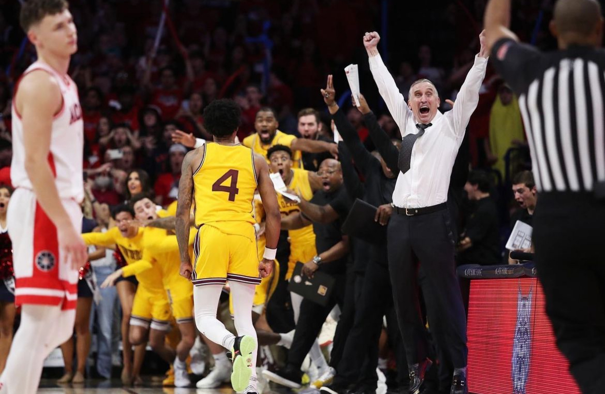 Arizona State basketball heads south to face off against Arizona.