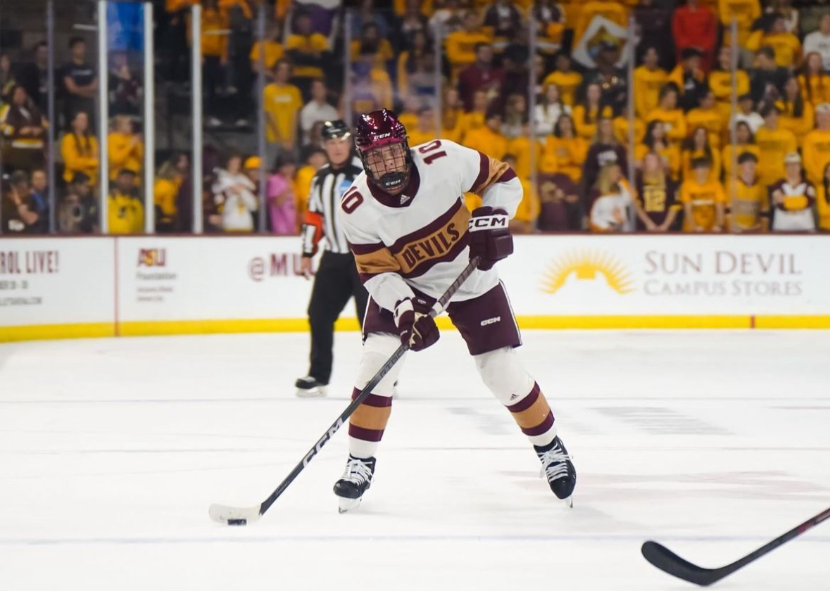 Arizona State hockey player Tucker Ness.