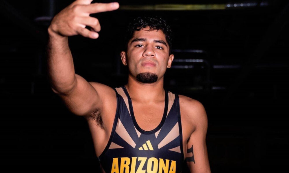 Richard Figueroa of Arizona State wrestling is a national champion.