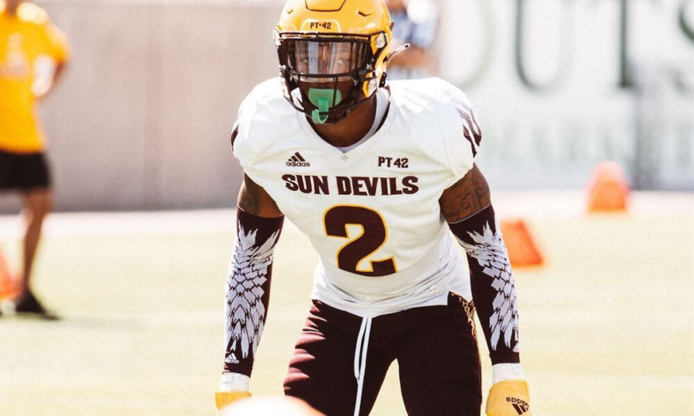 Xavion Alford of ASU football.