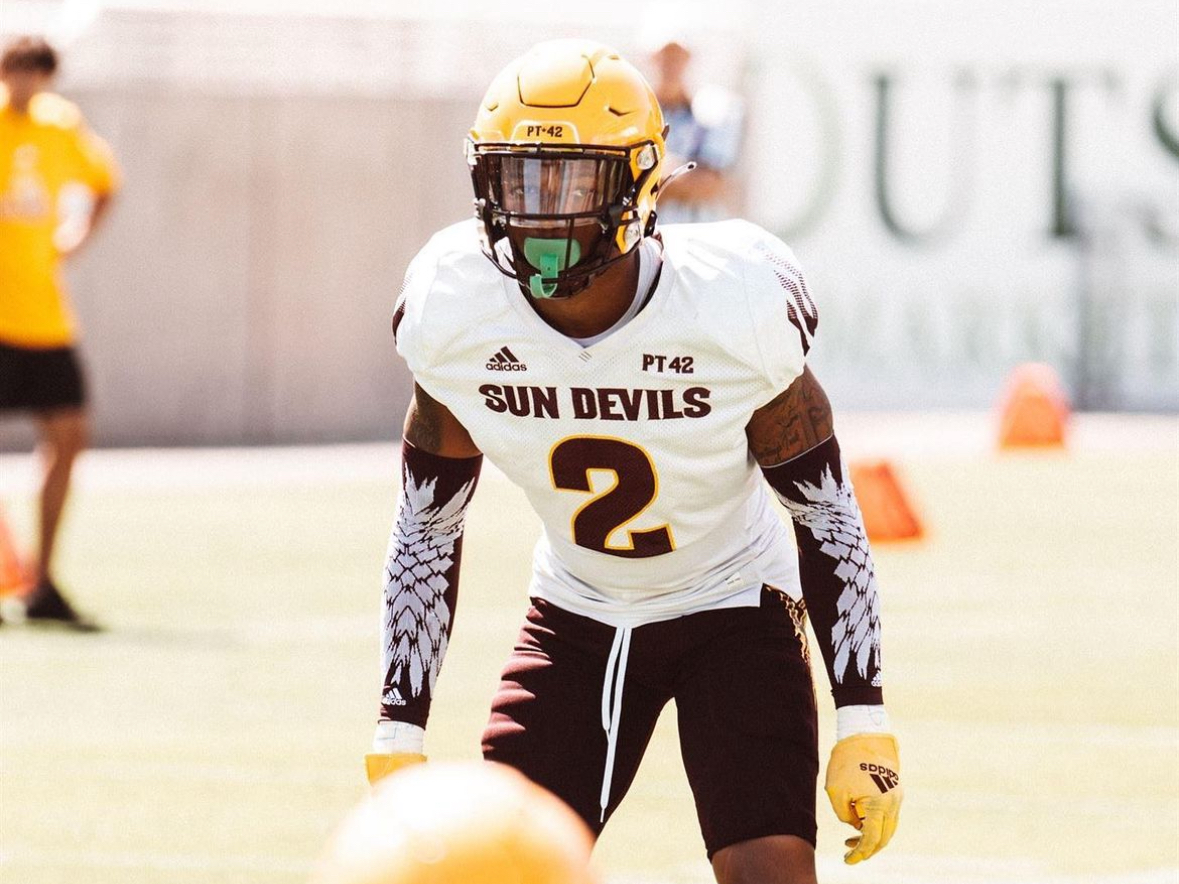 Xavion Alford of ASU football.