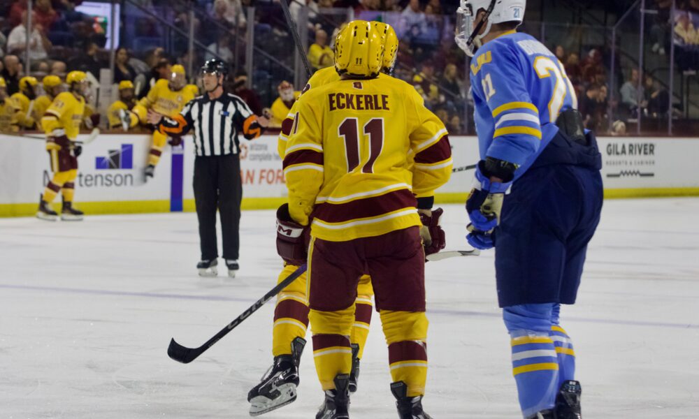 Benji Eckerle of Arizona State hockey.